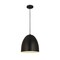 Z-Lite Z Studio Dome Pendant 1 Light Pendant, Matte Black 6012P12-SBK - alternate 4